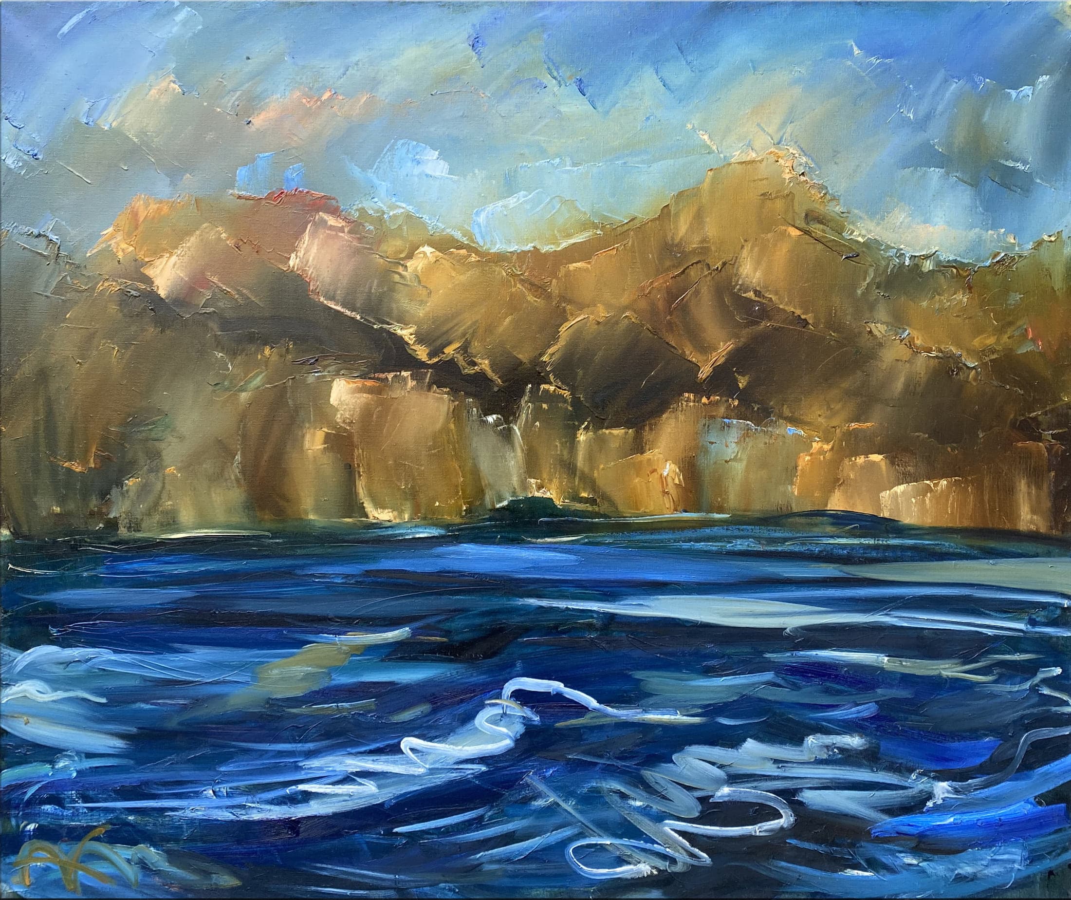 Poros Beach by Elena Gabbasova
