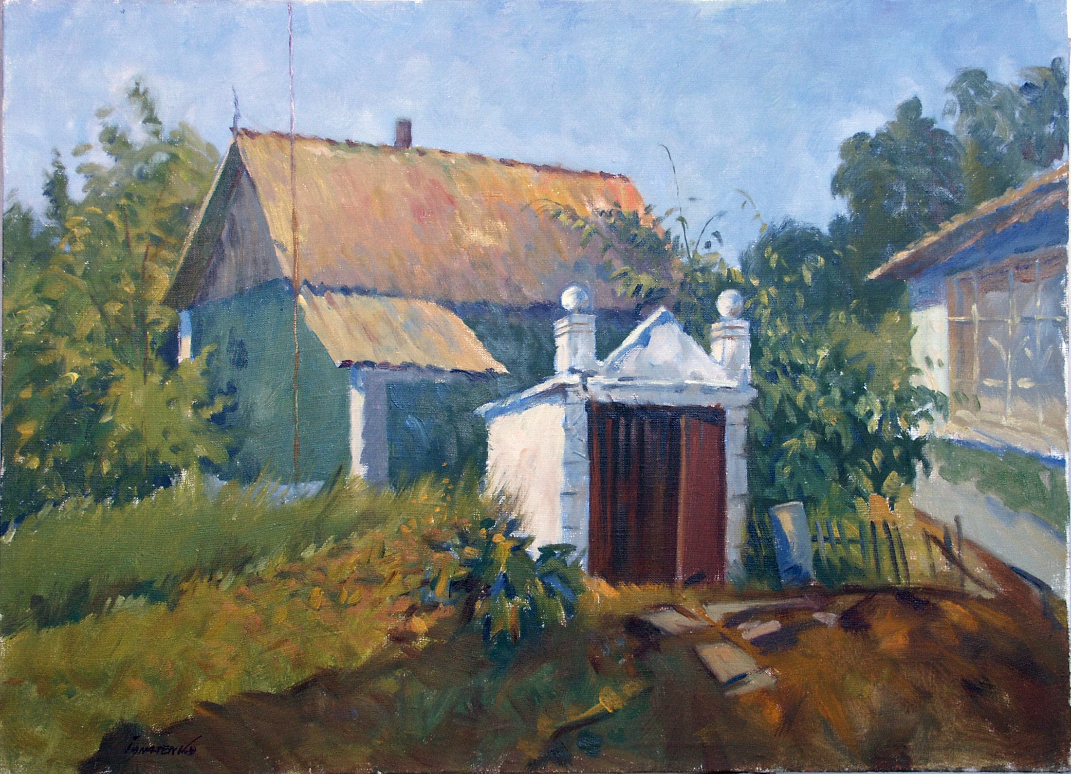 Under The Sun In The Yard by Vyacheslav Ignatenko