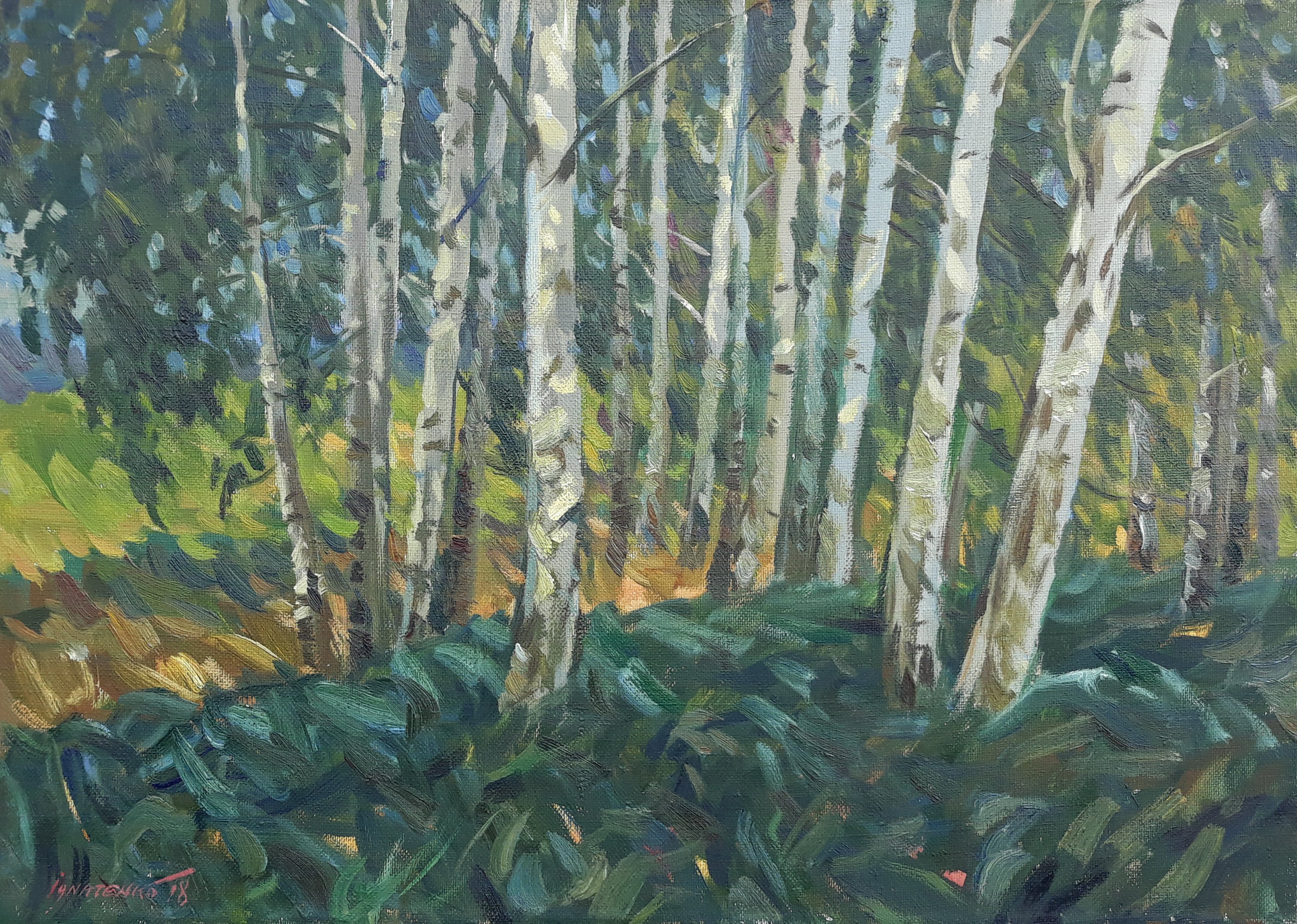 Birch grove artwork
