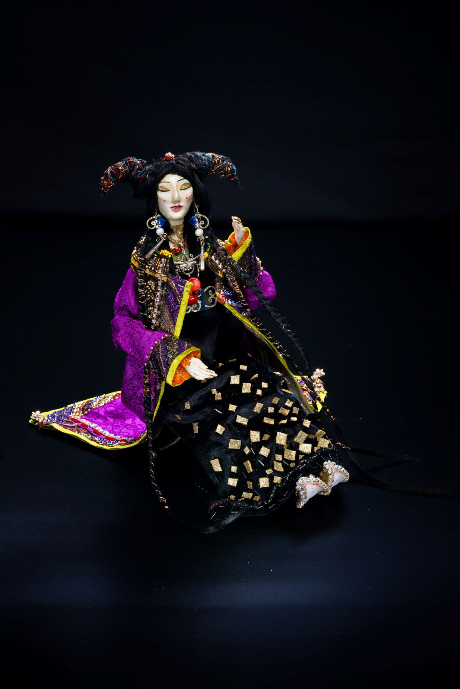 Doll In A Purple Fur Coat artwork