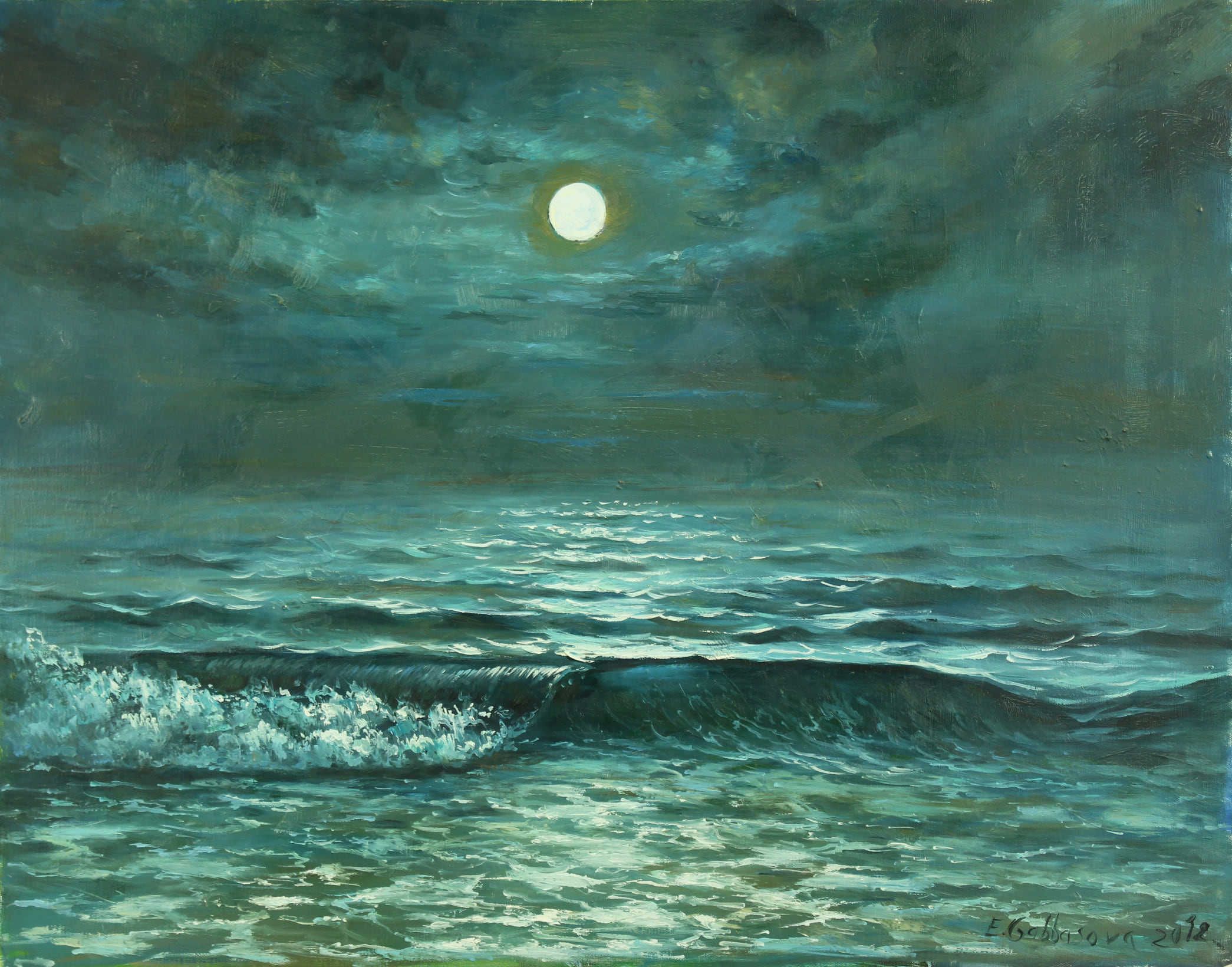 Night time in Naples artwork