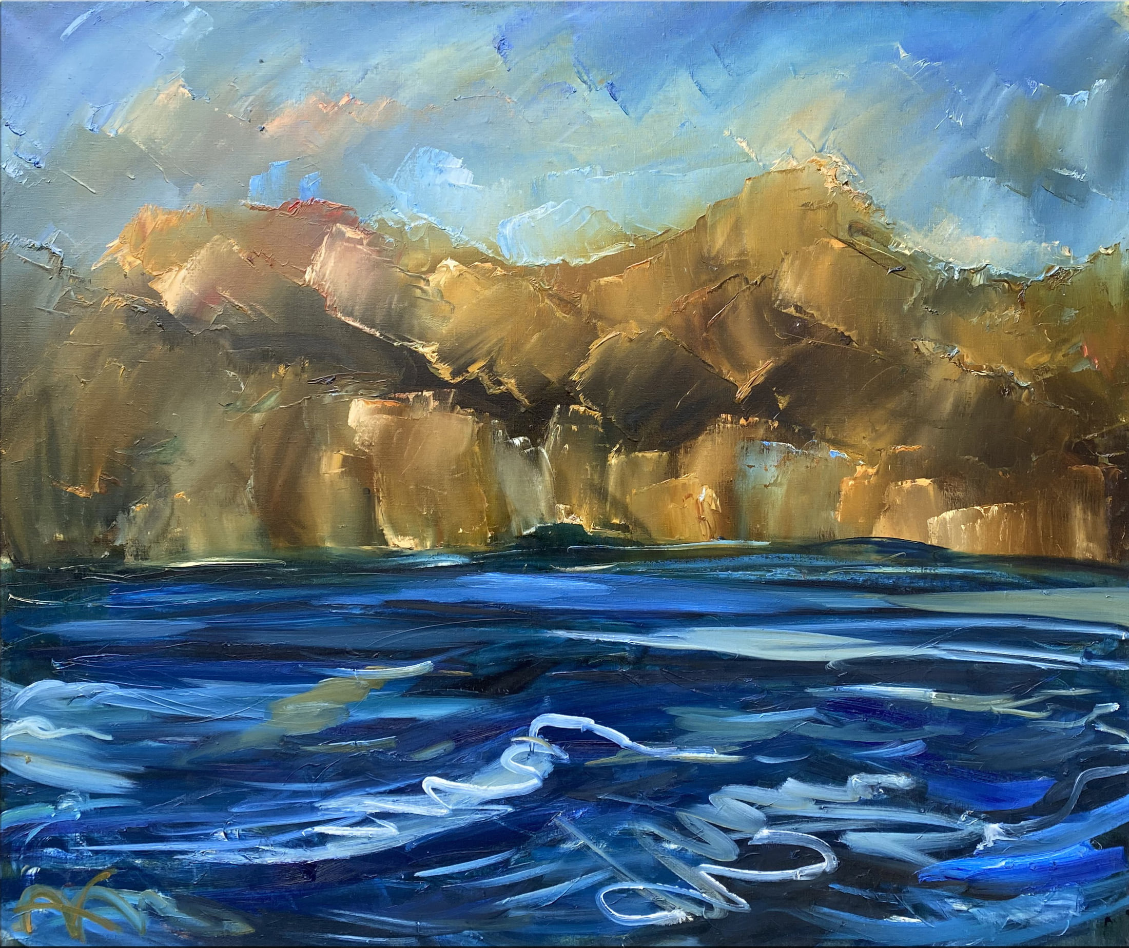 Poros Beach artwork